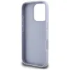 Guess Hot Stamp 4G Pattern Triangle Metal Logo - Case for iPhone 16 Pro (purple)
