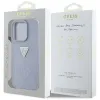 Guess Hot Stamp 4G Pattern Triangle Metal Logo - Case for iPhone 16 Pro (purple)