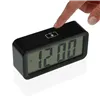 Alarm Clock Versa Black Metal 3,9 x 6,5 x 13,4 cm