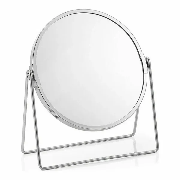 Magnifying Mirror Confortime Silver 17 cm (12 Units)