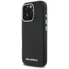 Karl Lagerfeld Saffiano Full Wrapped Elongated Metal Logo MagSafe - Case for iPhone 16 Pro (black)