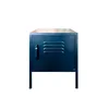 Nightstand Home ESPRIT Black Metal 35 x 35 x 51 cm