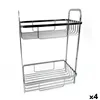 Bathroom Shelves Confortime Chromed Silver 29 x 18 x 39 cm (4 Units)