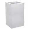 Plant pot EDA Graphit Up Squared White 29,5 x 29,5 x 49,5 cm