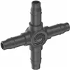 Hose connector Gardena "Easy & Flexible" 13214-20 Cross 3/16" 4,6 mm 10 Units