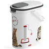 Pet food jar Curver Love Pets Cat White 4 Kg