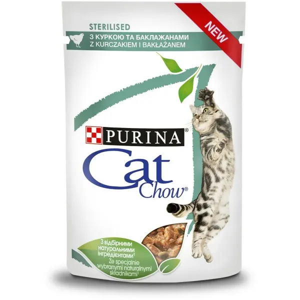 Cat food Purina Chow Sterlisied Gig Chicken 85 g