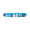 Dog collar Red Dingo STYLE FLAMINGO Turquoise 31-47 cm