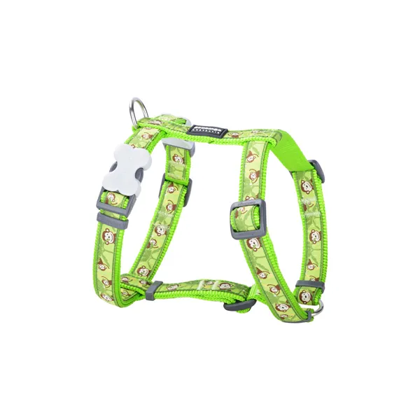 Dog Harness Red Dingo STYLE MONKEY LIME GREEN 45-66 cm 36-59 cm