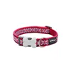 Dog collar Red Dingo STYLE UNION JACK FLAG 31-47 cm