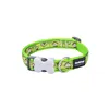 Dog collar Red Dingo STYLE MONKEY LIME GREEN 41-63 cm