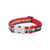 Dog collar Red Dingo STYLE RAINBOW 41-63 cm