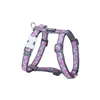 Dog Harness Red Dingo STYLE HOT PINK ON COOL GREY 36-54 cm 30-48 cm