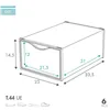 Stackable shoe box Max Home White 6 Units polypropylene ABS 23 x 14,5 x 33,5 cm