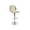 Stool DKD Home Decor Brown Cream Silver 50 x 52 x 121 cm