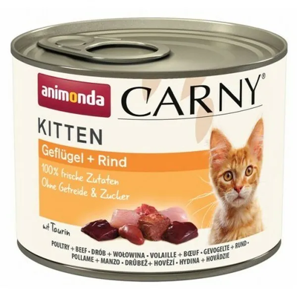 Cat food Animonda Carny Kitten Veal Birds 200 g