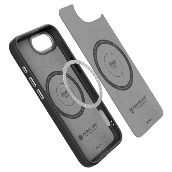 Spigen Enzo Aramid Mag MagSafe - Case for iPhone 17e / 16e (Black)