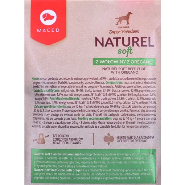 Dog Snack Maced Veal 100 g