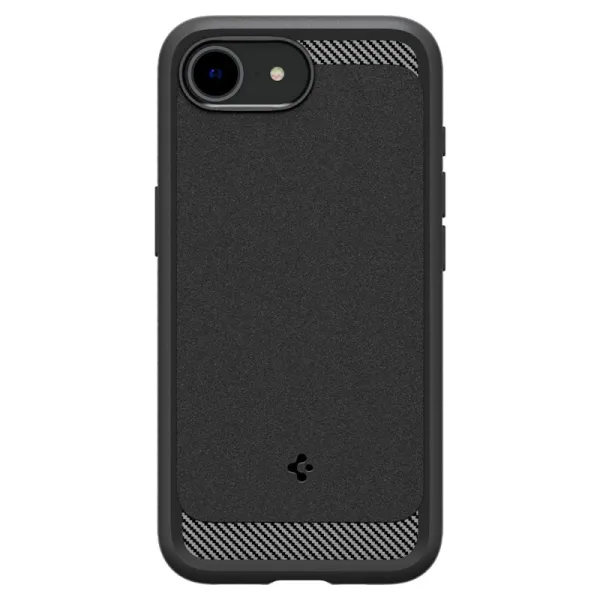 Spigen Rugged Armor Mag MagSafe - Case for iPhone 17e / 16e (Matte Black)