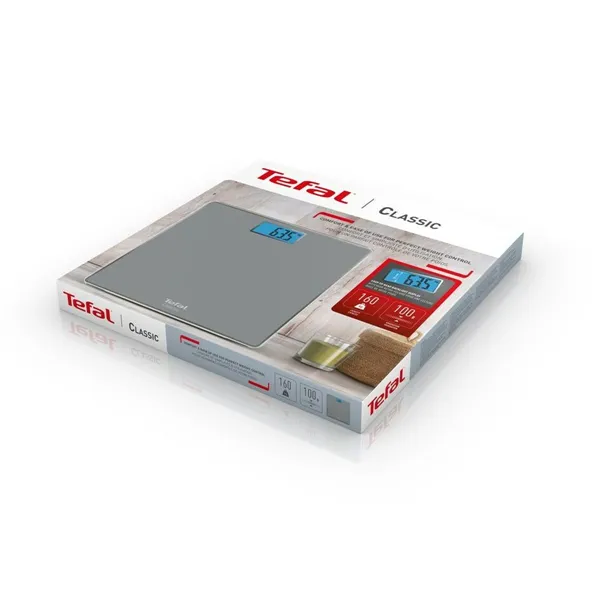 Digital Bathroom Scales Tefal PP150 Grey Silver 31 x 21 x 3 cm