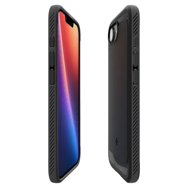 Spigen Rugged Armor Mag MagSafe - Case for iPhone 17e / 16e (Matte Black)