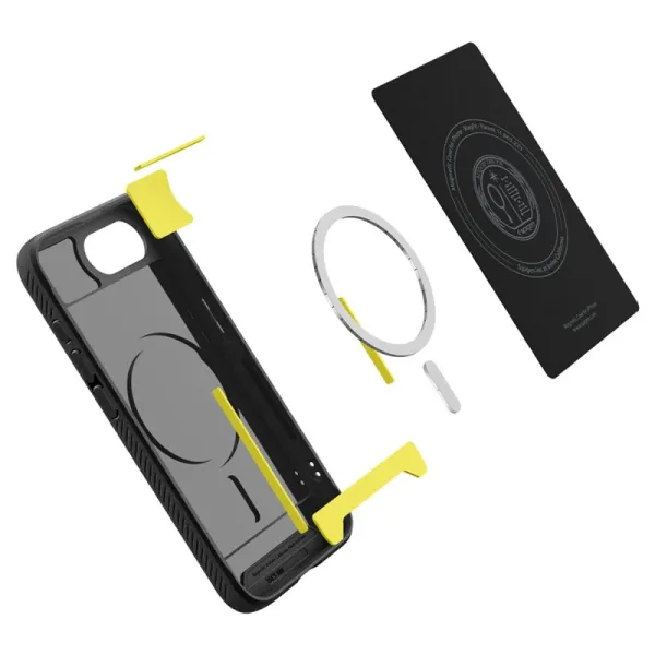 Spigen Rugged Armor Mag MagSafe - Case for iPhone 17e / 16e (Matte Black)