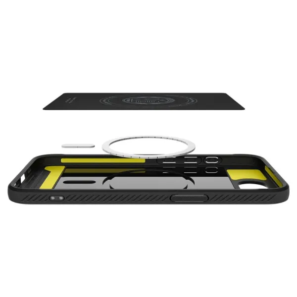 Spigen Rugged Armor Mag MagSafe - Case for iPhone 17e / 16e (Matte Black)