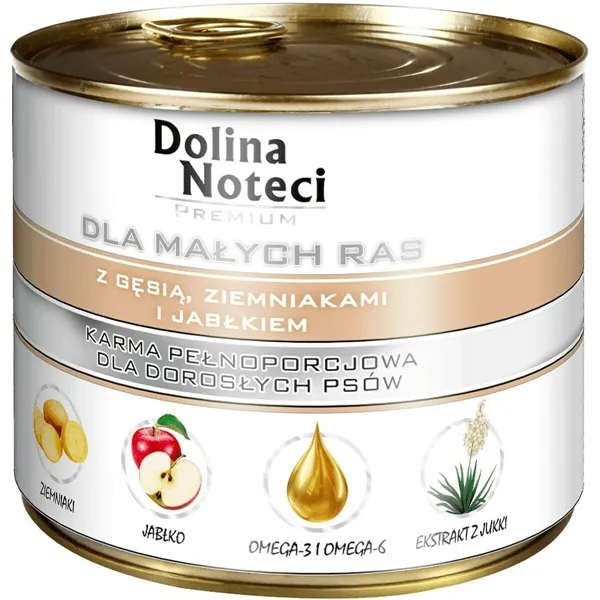 Wet food Dolina Noteci Premium Apple Potatoes Goose 185 g