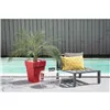 Planter EDA Tuscan Red polypropylene Squared 39 x 39 x 53 cm