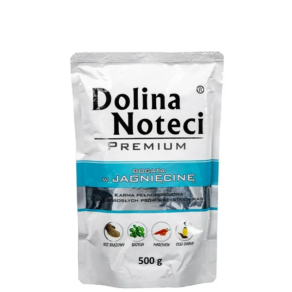 Wet food Dolina Noteci Premium Lamb 500 L 500 g