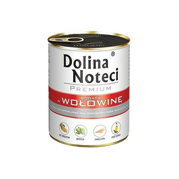 Wet food Dolina Noteci Premium Veal Pig 800 g