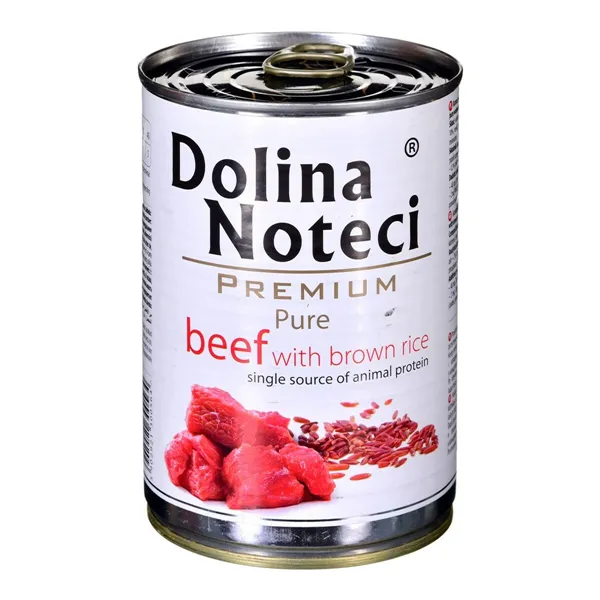 Wet food Dolina Noteci Premium Veal Rice 400 g