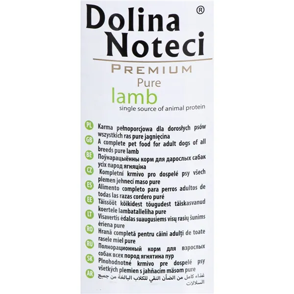 Wet food Dolina Noteci Premium Lamb 400 g