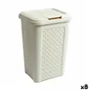 Rubbish bin Tontarelli Arianna White 10 L (8 Units)