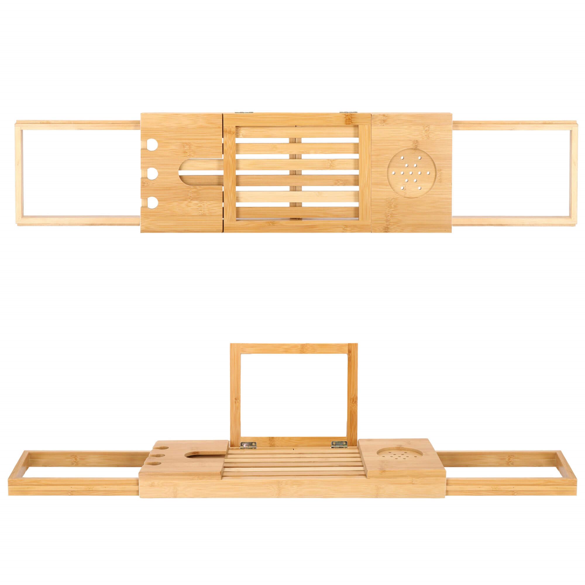 HA1023 BAMBOO BATHTUB SHELF