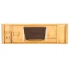 HA1024 BAMBOO BATHTUB SHELF