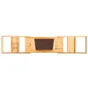 HA1024 BAMBOO BATHTUB SHELF