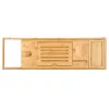 HA1025 BAMBOO BATHTUB SHELF