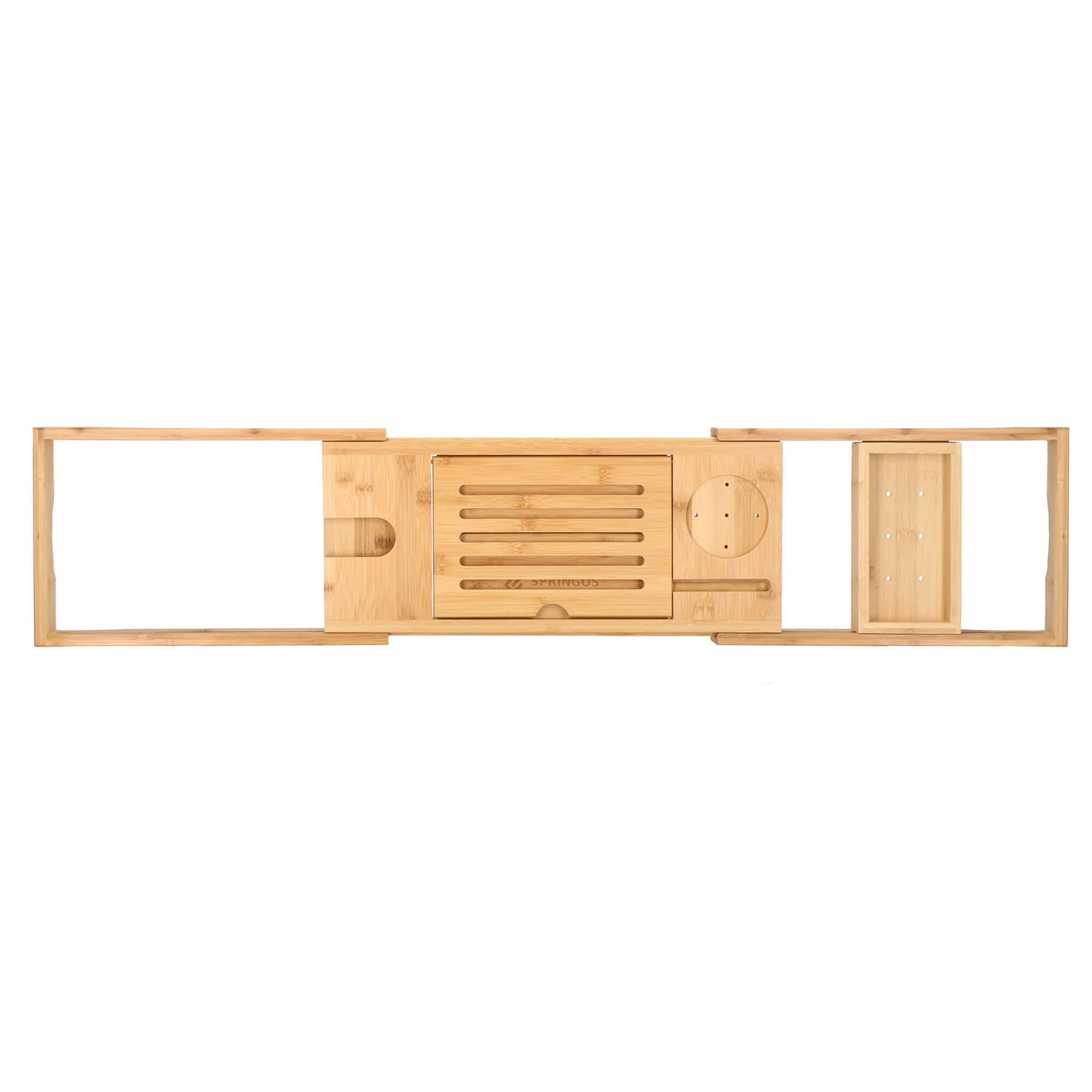 HA1025 BAMBOO BATHTUB SHELF