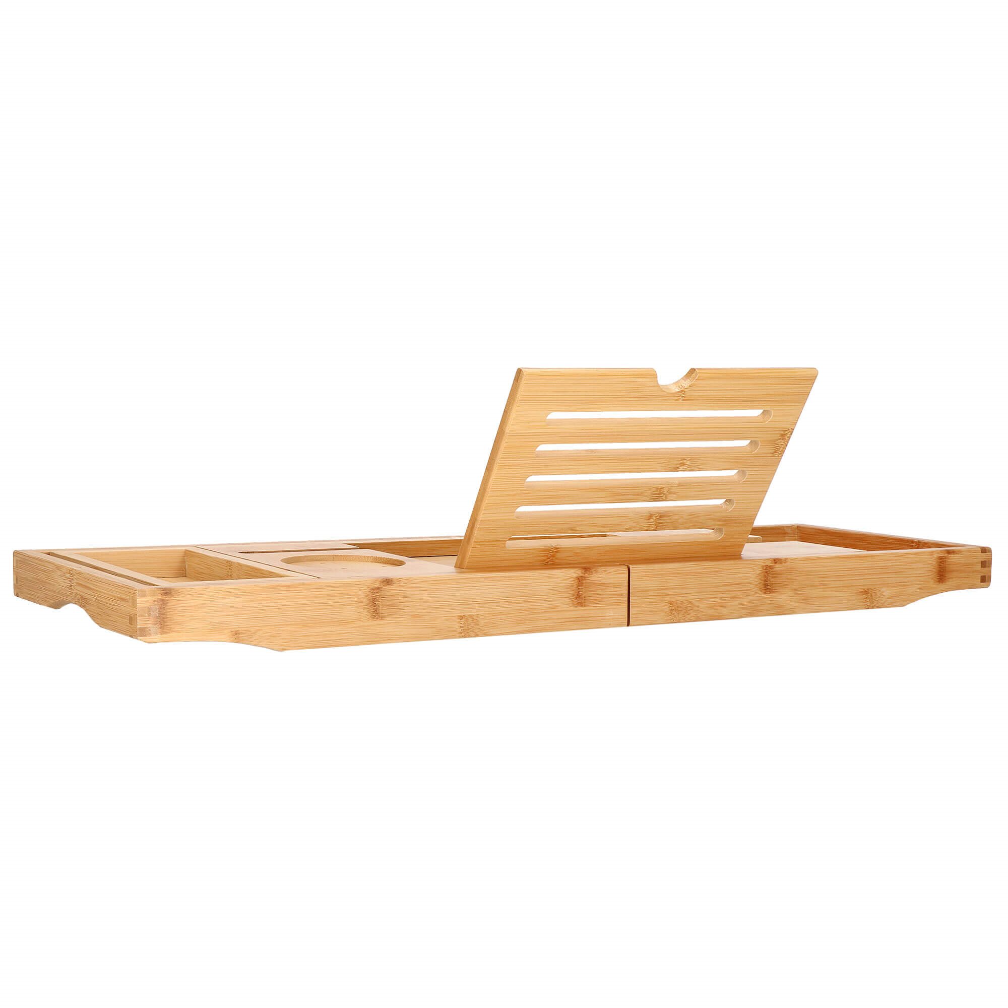 HA1025 BAMBOO BATHTUB SHELF