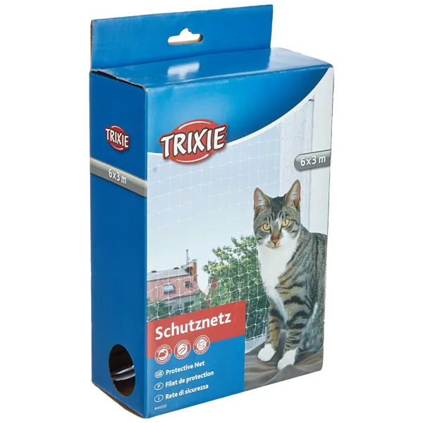 Safety Net for Pets Trixie 44333 50 x 40 x 15 cm Transparent Nylon 3 x 6 m