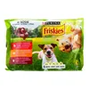 Wet food Purina Friskies Chicken Veal Lamb Potatoes Carrot 4 x 100 g