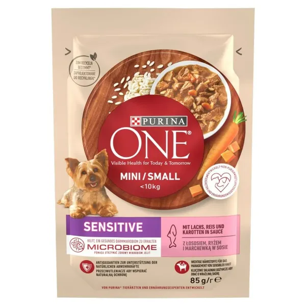 Wet food Purina One Salmon Rice 85 g