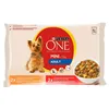 Wet food Purina One Chicken Veal 4 x 100 g