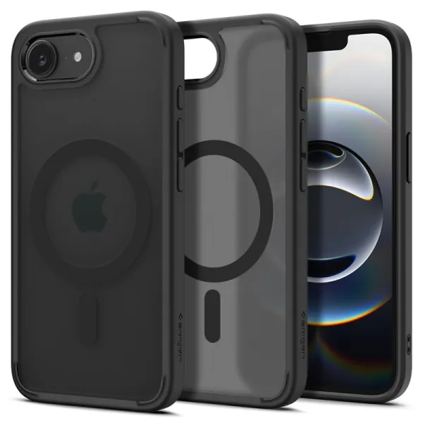 Spigen Ultra Hybrid Mag MagSafe - Case for iPhone 17e / 16e (Frost Black)