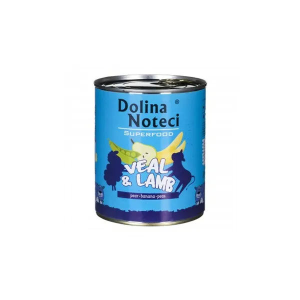 Wet food Dolina Noteci Superfood Veal Lamb 800 g