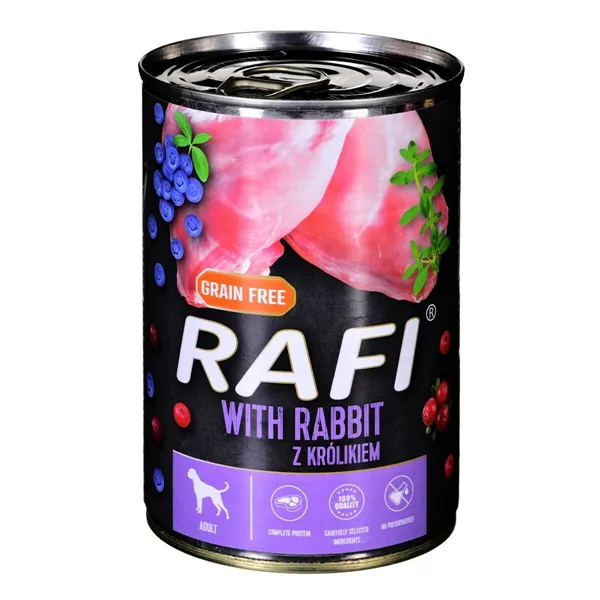 Wet food Dolina Noteci Rafi Blueberry Rabbit 400 g