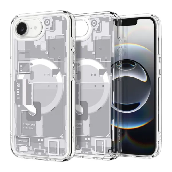 Spigen Ultra Hybrid Mag MagSafe - Case for iPhone 17e / 16e (Zero One White)