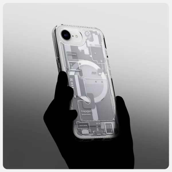 Spigen Ultra Hybrid Mag MagSafe - Case for iPhone 17e / 16e (Zero One White)