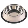 Pet feeding dish Trixie 24855 Bowl Black Monochrome Stainless steel 2,8 L